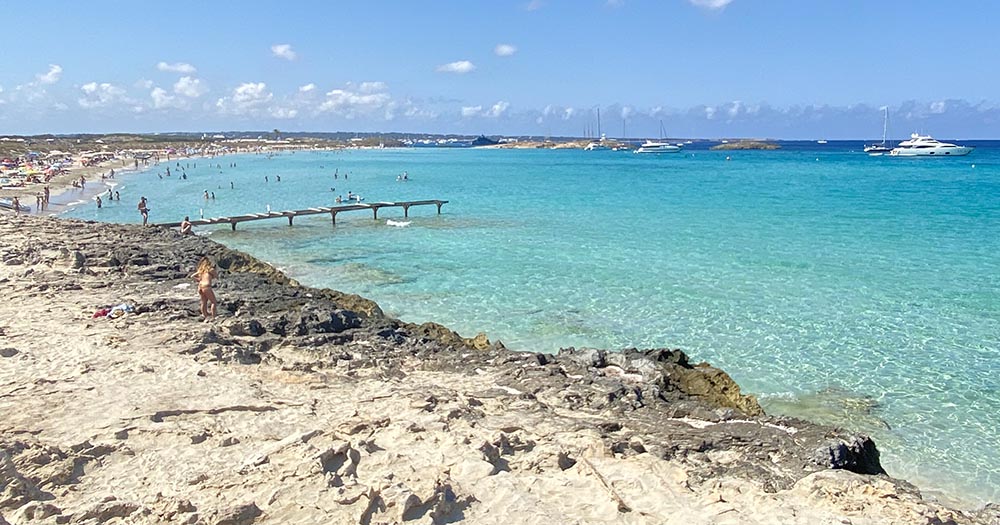 Illetes Ses illetes Formentera spiaggia