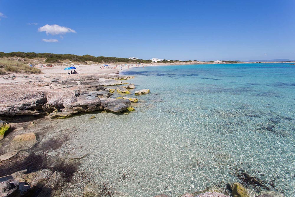 Playa Ses Canyes Formentera